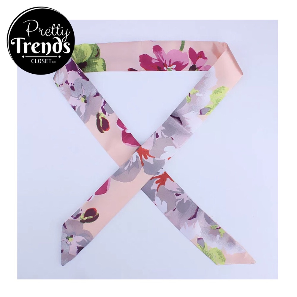 Pair of Silk Skinny Bandana